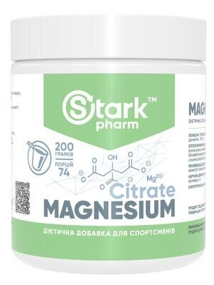 Цитрат магнію Stark Pharm Magnesium Citrate порошок, 200 г