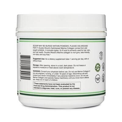 Колаген морський Double Wood Marine Collagen Peptides без смаку, 456 г