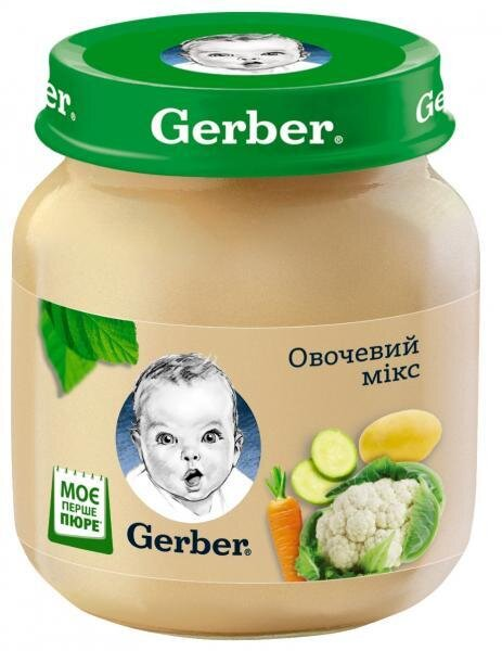 Пюре овочеве Gerber Овочевий салатик, 130 г