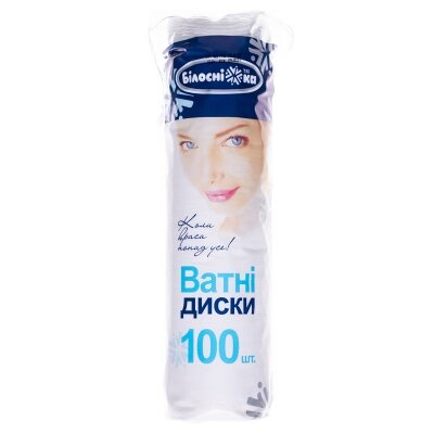 Диски ватні Білосніжка, 100 штук