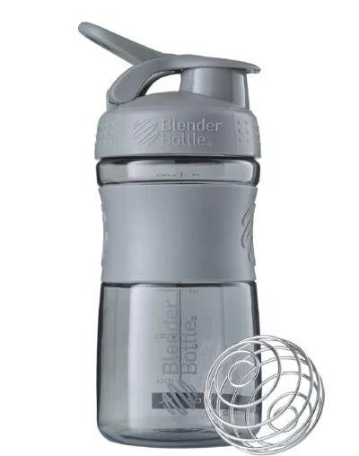 Шейкер-пляшка Blender Bottle SportMixer Pebble Grey, 590 мл