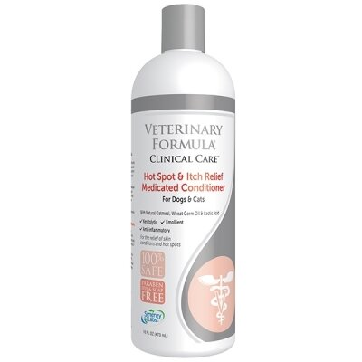 Кондиціонер для собак та котів Veterinary Formula Hot Spot&itch Relief Medicated антиалергенний, 473 мл