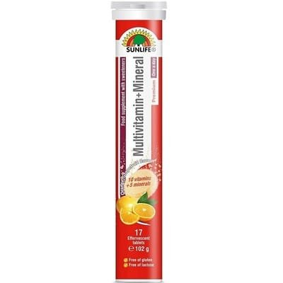 Вітаміни Sunlife Multi+ Mineral Brausetabletten таблетки шипучі №17