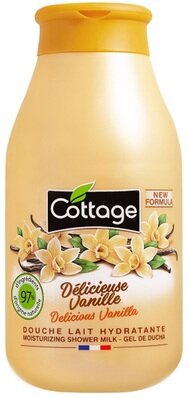 Молочко для душу Cottage Moisturizing Shower Milk зволожуюче Ваніль, 250 мл
