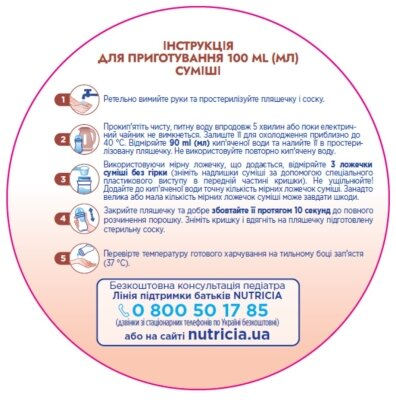 Суміш суха молочна Nutrilon Profutura 1 для харчування дітей від 0 до 6 місяців, 800 г
