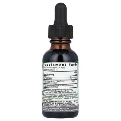 Лопуха корінь Nature's Answer Burdock 1350 мг рідкий екстракт без спирту, 30 мл