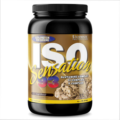 Ізолят сироваткового протеїну Ultimate Nutrition ISO Sensation 93, кава, 910 г