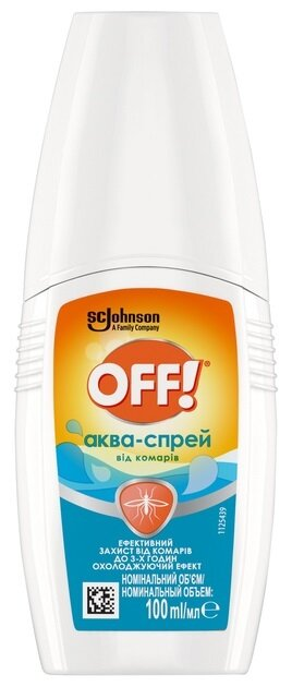 Аква-спрей від комарів OFF, 100 мл