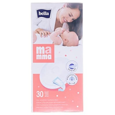 Вкладки лактаційні Bella Mamma з липкою смужкою, 30 шт