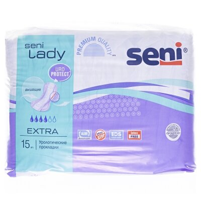 Прокладки урологічні Seni Lady extra, 15 штук