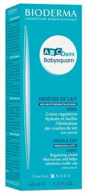 Крем дитячий Bioderma АBCDerm Babysquam для шкіри голови для видалення молочних кірочок, 40 мл