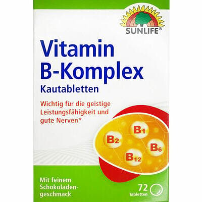 Вітаміни Sunlife Vitamin B-Komplex таблетки жув. №72