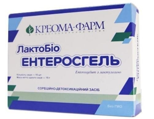 ЛактобіоЕнтеросгель паста д/перор. застос. по 15 г №10 в пак.