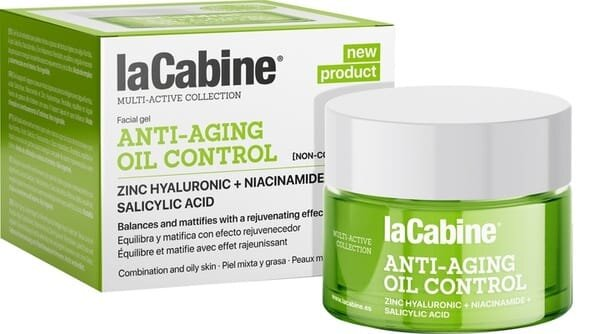 Крем-гель для обличчя La Cabine Anti-aging Oil Control антивікової для комбінованої та жирної шкіри, 50 мл