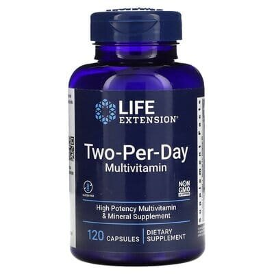 Мультивітаміни Life Extension Two-Per-Day, 120 капсул