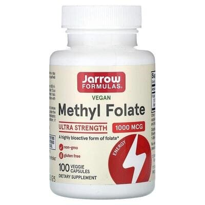Метилфолат Jarrow Formulas Methyl Folate 1000 мкг, 100 вегетаріанських капсул