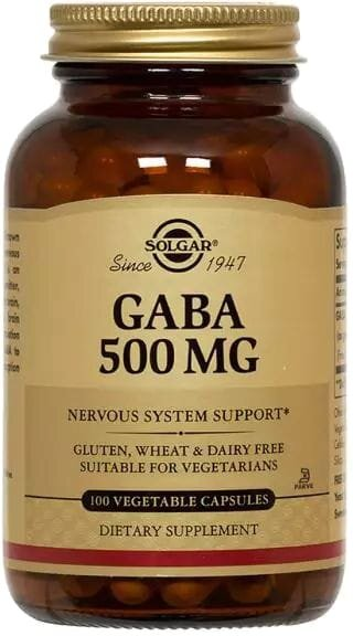 ГАМК (гамма-аміномасляна кислота) Solgar GABA 500 мг вег. капсули №100