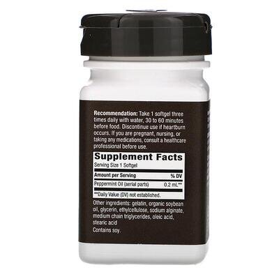 Олія м'яти Nature's Way Peppermint Oil 0,2 мг, 60 капсул