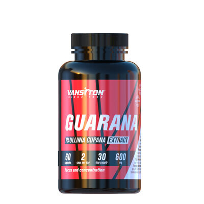 Натуральна добавка Vansiton Guarana (гуарана), 60 капсул