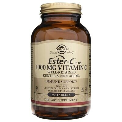 Вітамін С Solgar Ester-C Plus 1000 мг Vitamin C таблетки №90