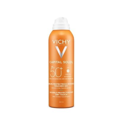 Спрей Vichy Capital Soleil, сонцезахисний водостійкий, зволожуючий невидимий, SPF 50, 200 мл