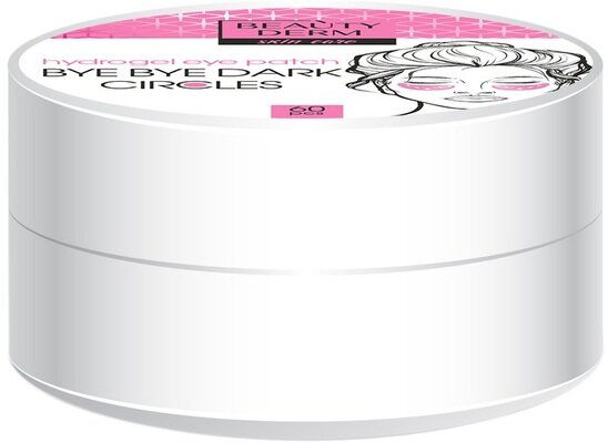 Патчі для шкіри навколо очей Beauty Derm рожеві гідрогелеві Bye Bye dark circles, 60 шт
