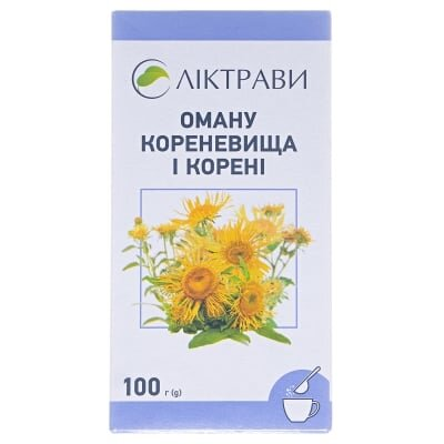 Оману кореневища з коренями по 100 г у пач. з внут. пак.
