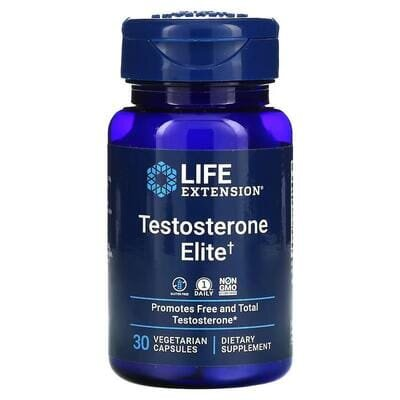 Тестостерон Life Extension Testosterone Elite веганські капсули №30