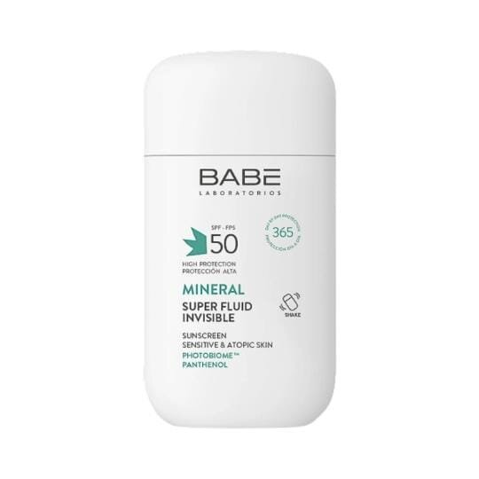 Флюїд сонцезахисний Babe Laboratorios SPF50 з фізичними фільтрами, 50 мл