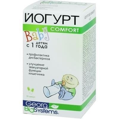 Йогурт Baby-Сomfort капсули по 100 мг №30 у флак.