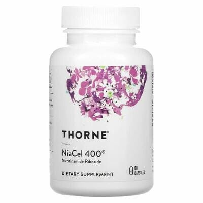 Нікотинамід рибозид Thorne Research NiaCel 400, 60 капсул