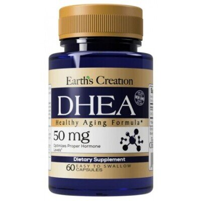 ДГЕА 50 мг Earth's Creation DHEA 50 мг, 60 капсул