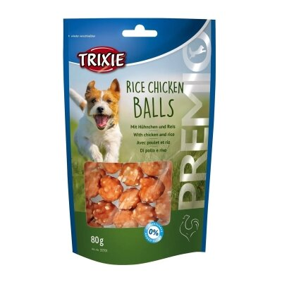 Ласощі для собак Trixie 31701 Premio Rice Chicken Balls, 80 г