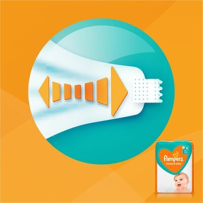 Підгузки дитячі Pampers Sleep & Play розмір 4, 9-14 кг, 50 шт