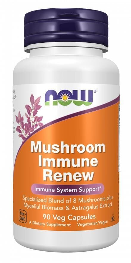 Грибний комплекс для підтримки імунітету NOW Mushroom Immune Renew вег. капсули №90