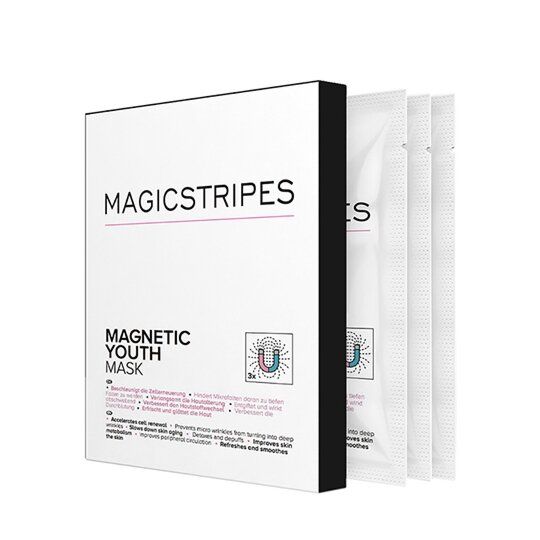 Магнітна маска Magicstripes Magnetic Youth Mask з ефектом омолодження, 3 штуки