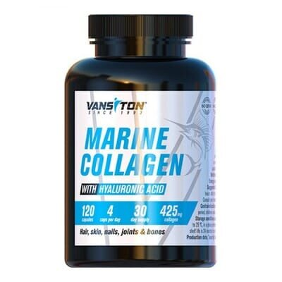 Колаген морський з гіалуроновою кислотою Vansiton Marine Collagen with Hyaluronic Acid, 120 капсул