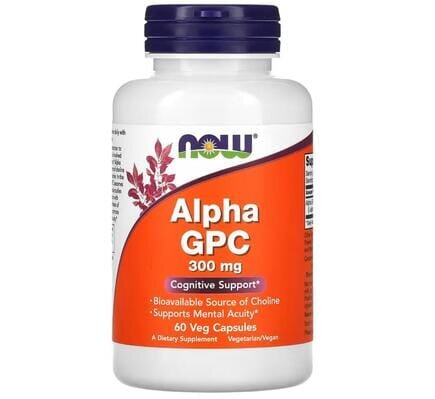 Альфа-гліцерилфосфорилхолін NOW Alpha GPC вег. капсули №60