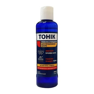 Тонік для обличчя Clean & Sujee глибоке очищення для проблемної шкіри, 200 мл