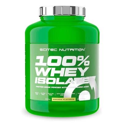 Протеїн Scitec Nutrition 100% Whey Isolate, банан, 2000 г