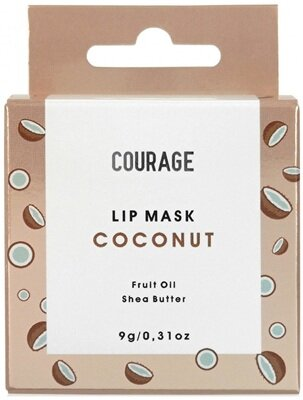 Маска-бальзам для губ Courage Coconut, 9 г