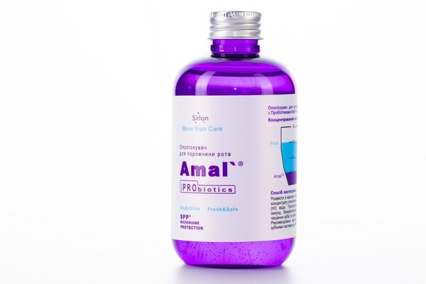 Ополіскувач для порожнини рота Amal` Sensitive з пробіотиками, 200 мл