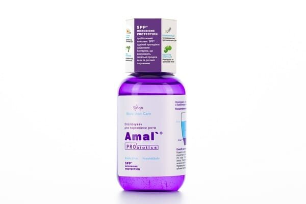 Ополіскувач для порожнини рота Amal` Sensitive з пробіотиками, 200 мл