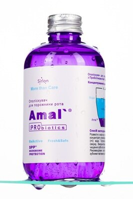 Ополіскувач для порожнини рота Amal` Sensitive з пробіотиками, 200 мл