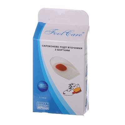 Підп'яточник Foot Care SH-211D чашоподібний, силіконовий, з бортами, розмір M (35-38)