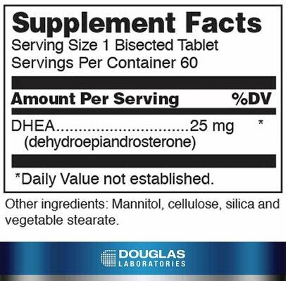 ДГЕА Douglas Laboratories DHEA таблетки по 25 мг №60