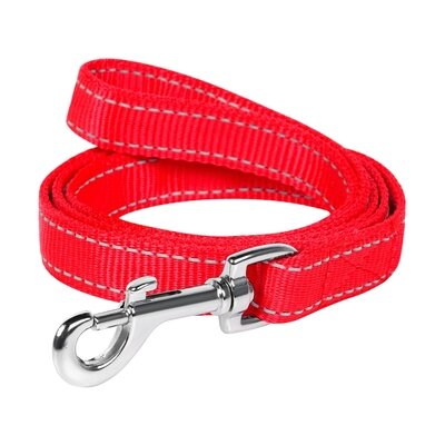 Повідець Collar DOG Extreme 43003 нейлон подвійний червоний, 14 мм * 110 см