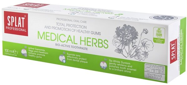 Зубна паста Splat Professional Medical Herbs Лікувальні трави, 100 мл