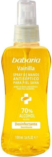Спрей-антисептик для рук Babaria з Ваніллю та Аргановою олією, 100 мл