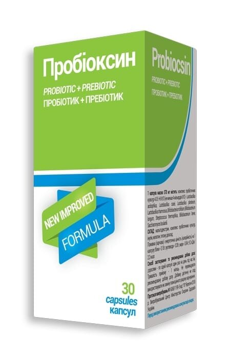 Пробіоксин капсули №30 у флак.